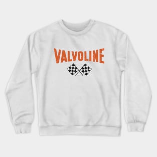 Valvoline racer vintage Hot Rod, Rat Rod Gasser, Racecar - orange print Crewneck Sweatshirt